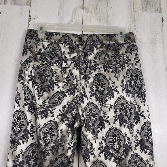Altard state black & gold jeggings size medium - Picture 6 of 10